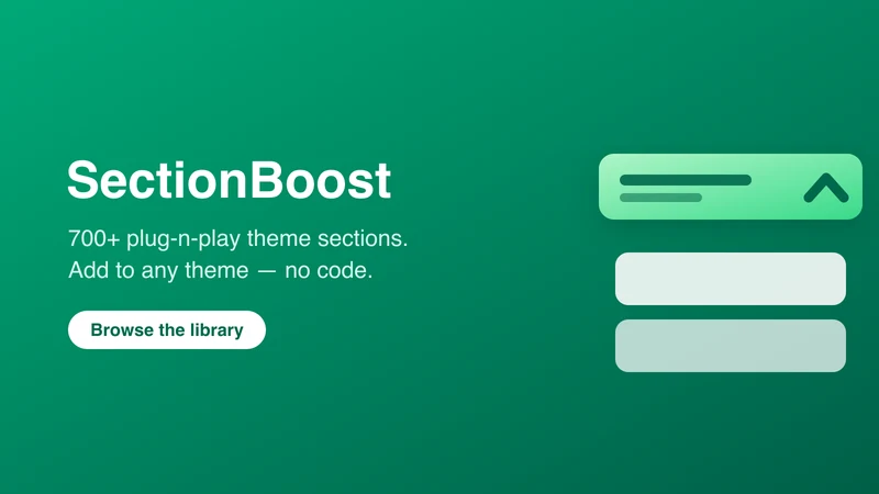 SectionBoost