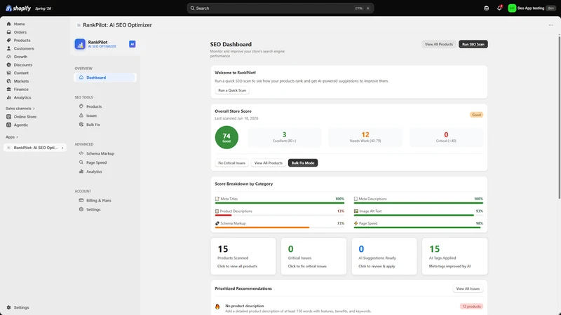 RankPilot ‑ AI SEO & Meta Tags