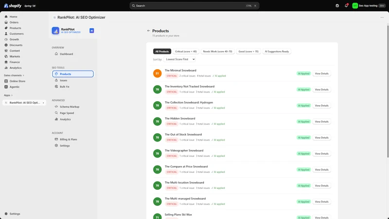 RankPilot ‑ AI SEO & Meta Tags
