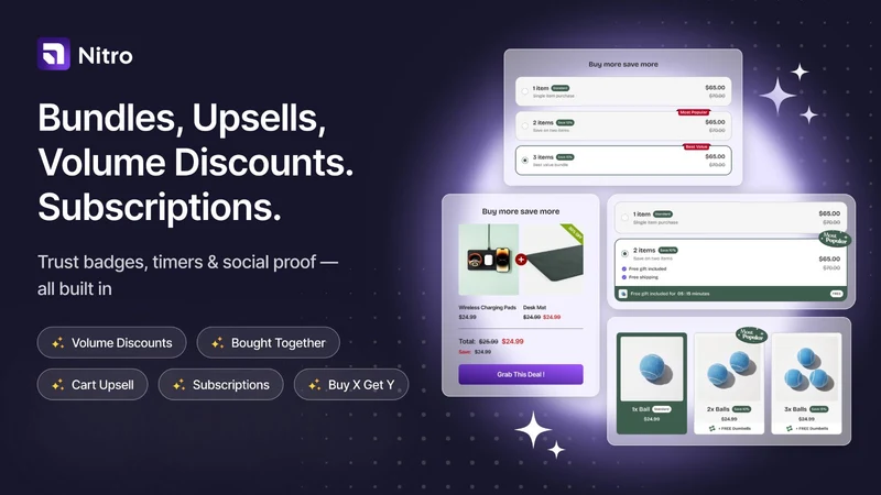 Nitro: Upsell & Cross‑Sell