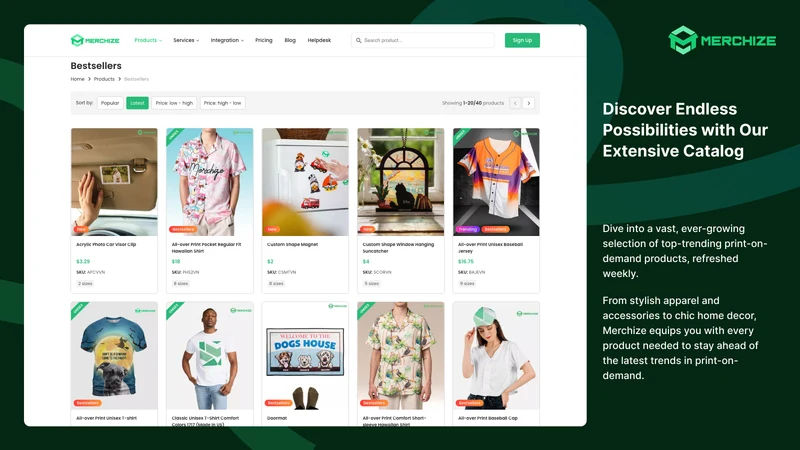 Merchize: Print on Demand
