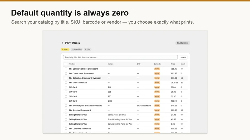 LabelCraft: Barcode Labels