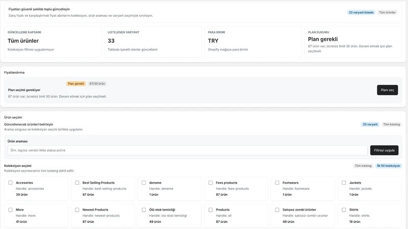 BusinessUp Bulk Price Editor