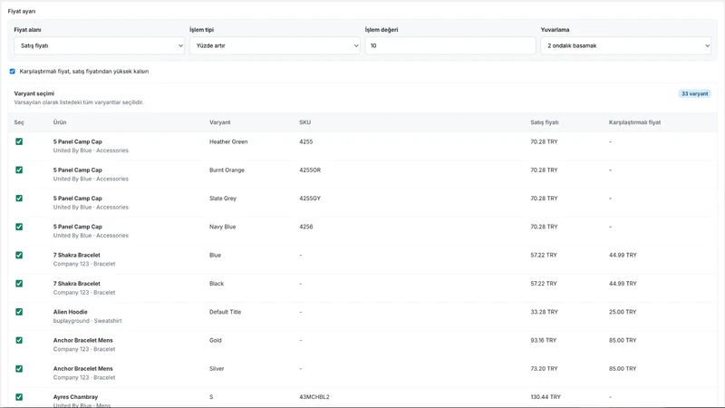 BusinessUp Bulk Price Editor