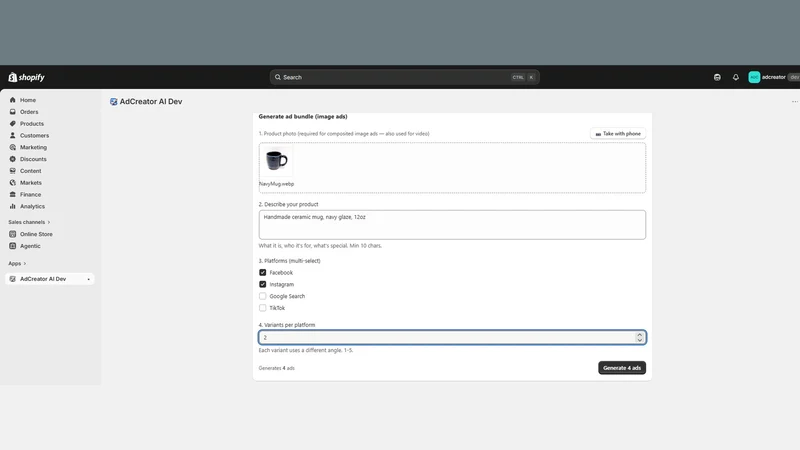 AdCreator AI Ad Creative Maker