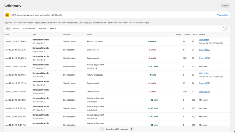 AccuStock: Bundle Inventory