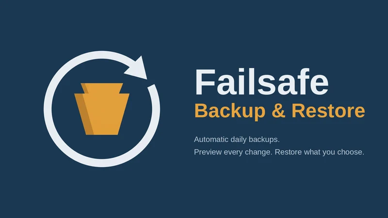 Failsafe Backup & Restore