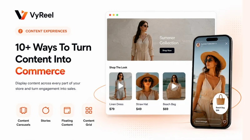 VyReel: Shoppable Videos&Reels
