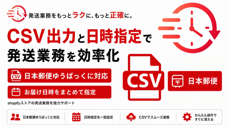 TimePort配送日時指定日本郵便ゆうパッククリックポスト