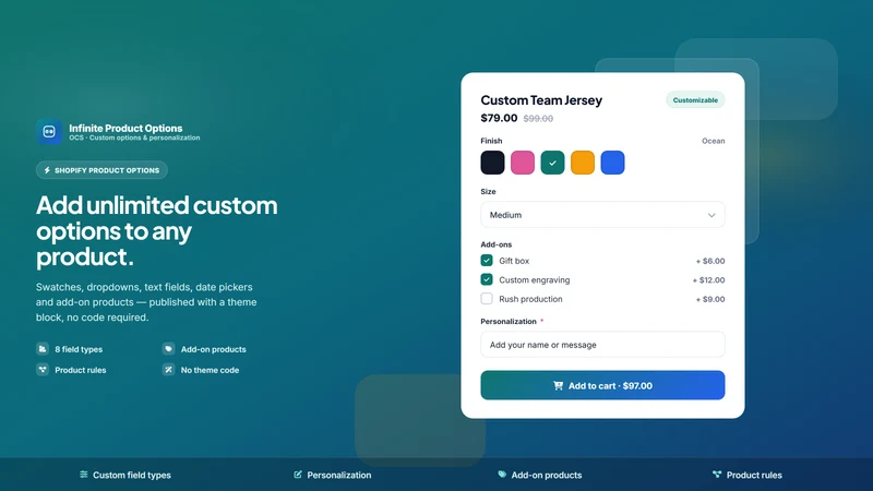Infinite Product Options ‑ OCS