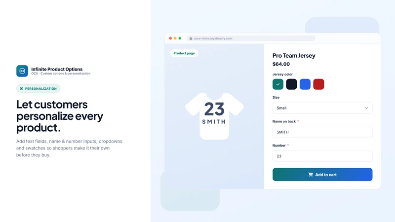 Infinite Product Options ‑ OCS