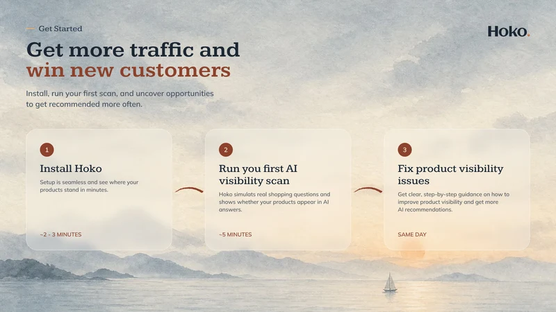 Hoko AI Shopping Visibility