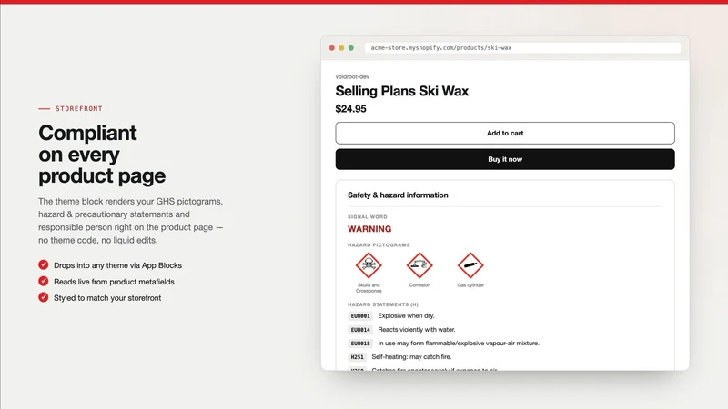 GPSR & CLP Hazard Labels