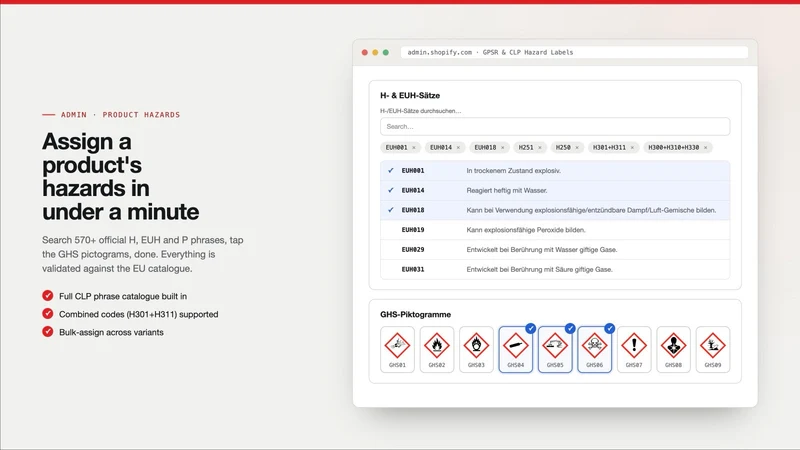 GPSR & CLP Hazard Labels
