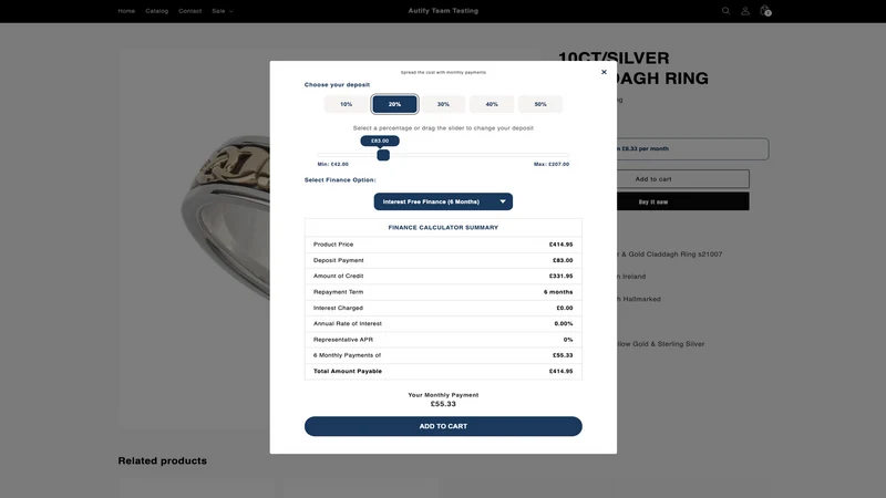 Autify OSM Finance Calculator