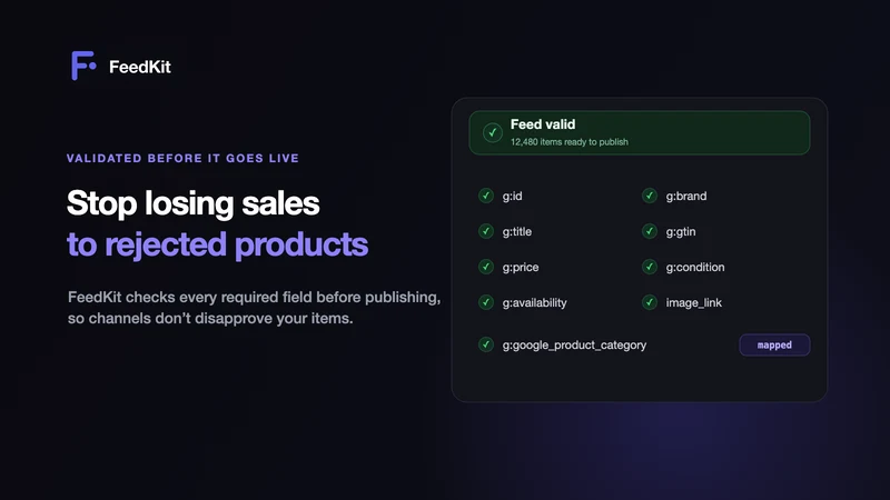 FeedKit: Product Feeds & XML