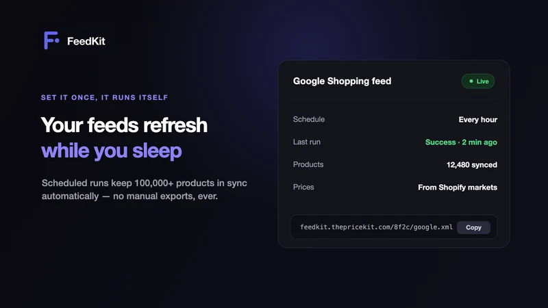 FeedKit: Product Feeds & XML