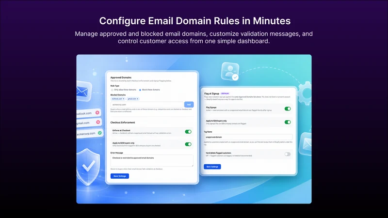EDR ‑ Approved Email Domains