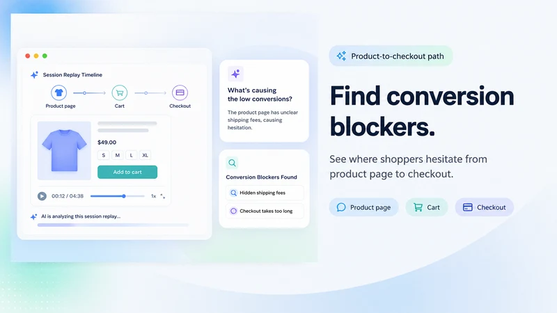 UX Agent ‑ Checkout Replay