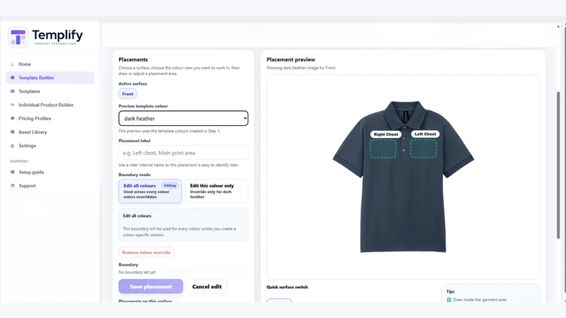 Templify Product Personalizer