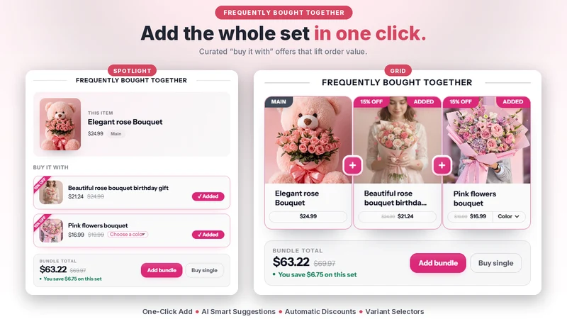 Sleek Bundles Upsell