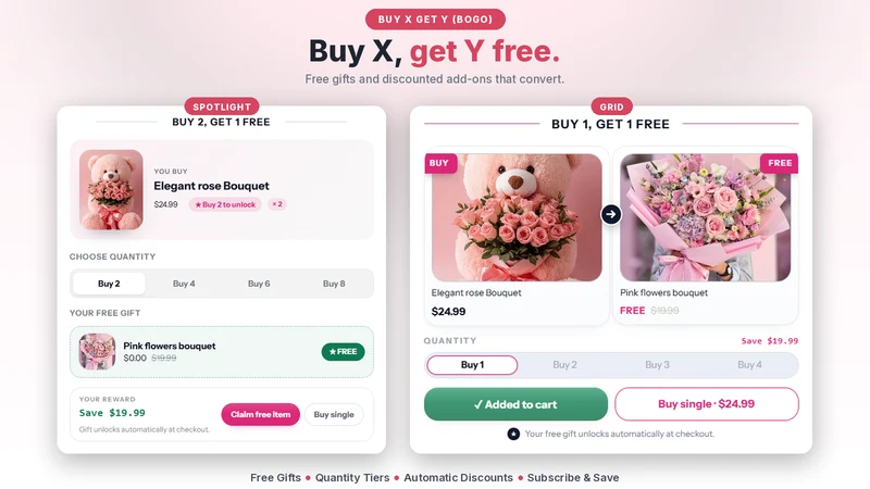 Sleek Bundles Upsell