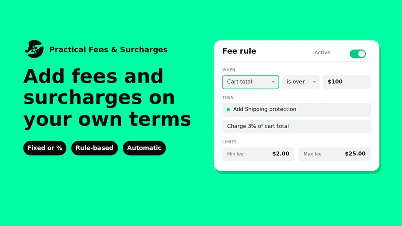 Practical Fees & Surcharges