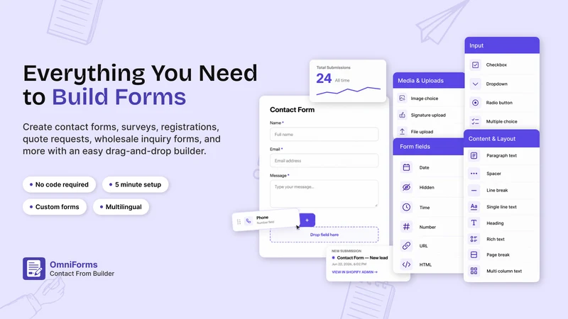 OmniForms Custom Form Builder
