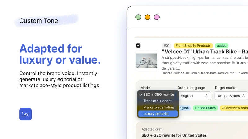Lexi AI — Multilingual SEO