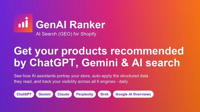 GenAI Ranker: AI SEO & GEO
