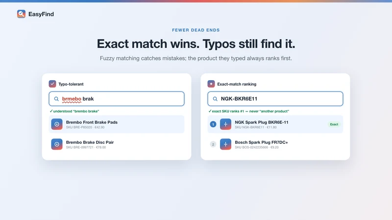 EasyFind ‑ Search autocomplete