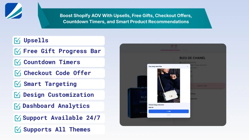 COVA Upsell & Countdown Timer