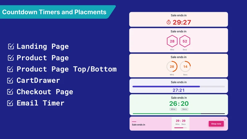 COVA Upsell & Countdown Timer