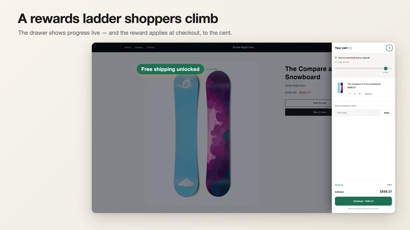 Climb: Cart Progress Bar