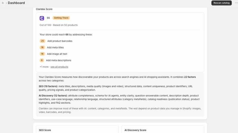 Claridex: LLMs.txt & AI SEO