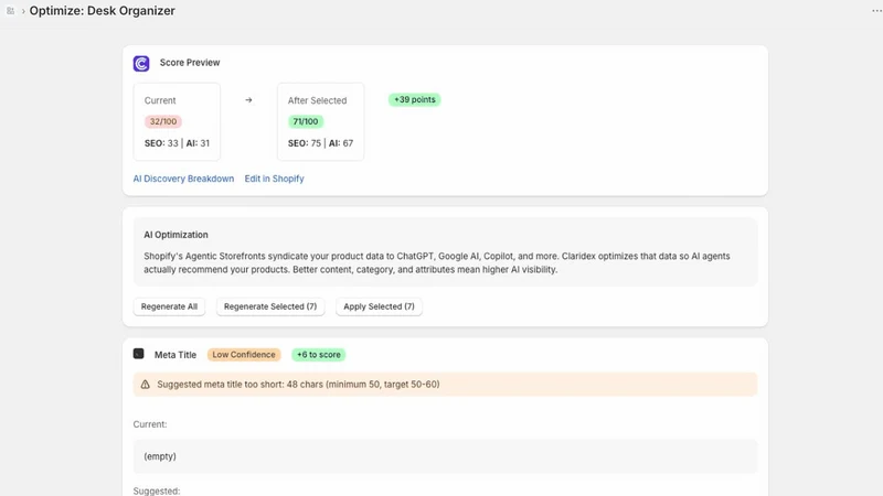 Claridex: LLMs.txt & AI SEO