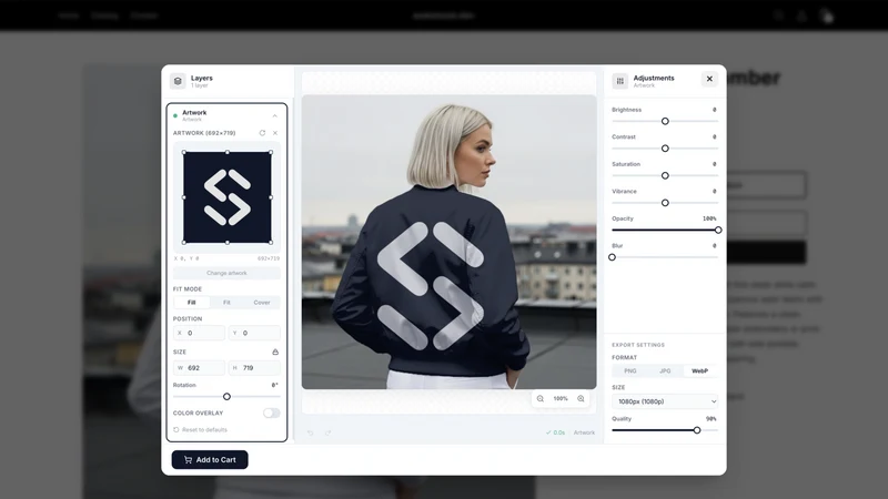SudoMock ‑ Product Customizer