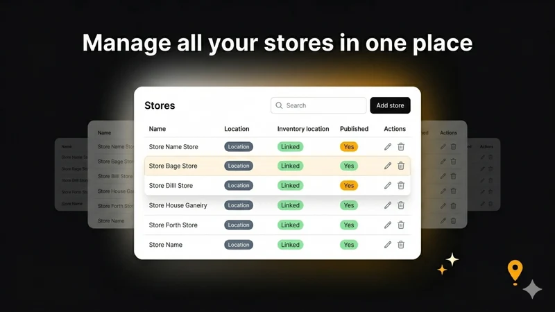 Store Locator & Stock Map
