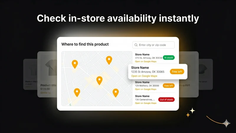 Store Locator & Stock Map