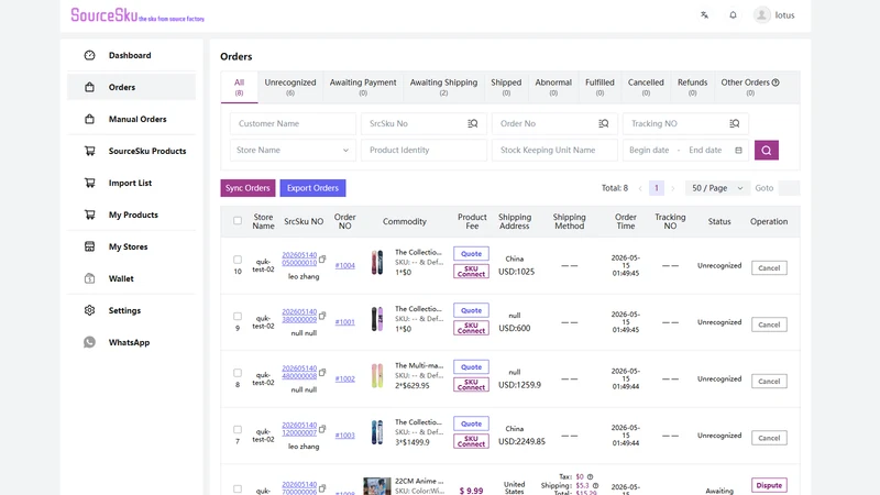 SourceSku‑Dropshipping