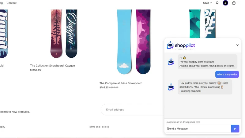 ShopPilot ‑ AI Chat & Support
