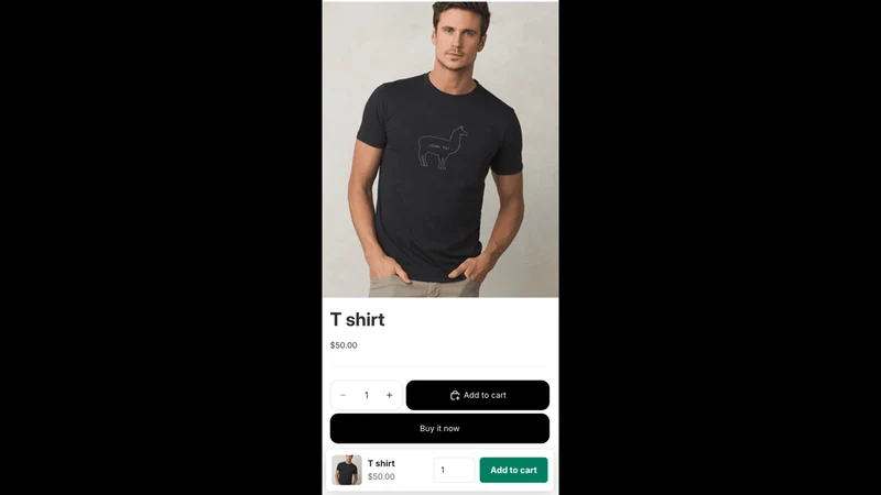 QuickCart Sticky Bar