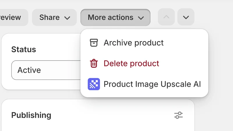 ProductImageUpscale ‑ AI