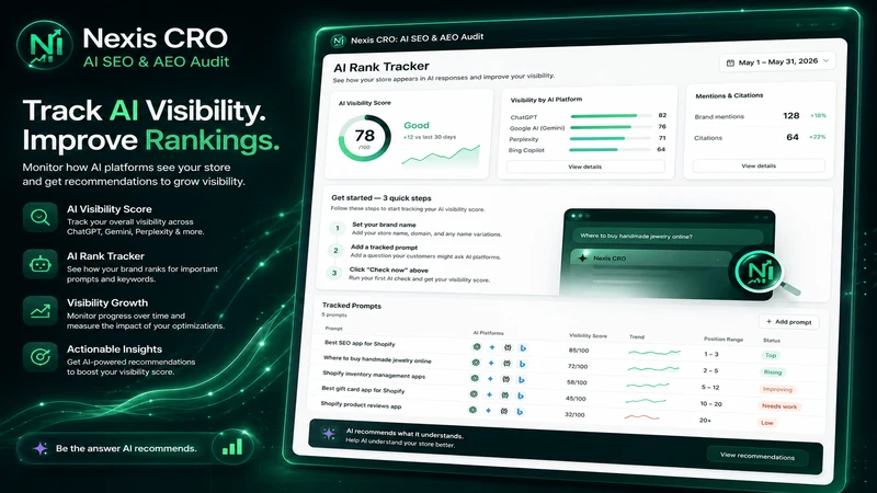 Nexis CRO: AI SEO & AEO Audit