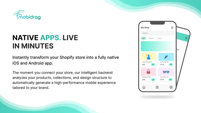 Mobidrag – Mobile App Builder