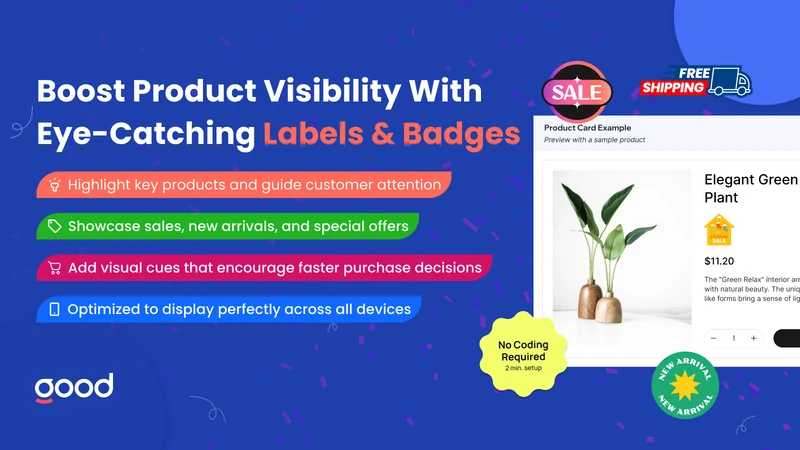 GA: Product Labels & Badges