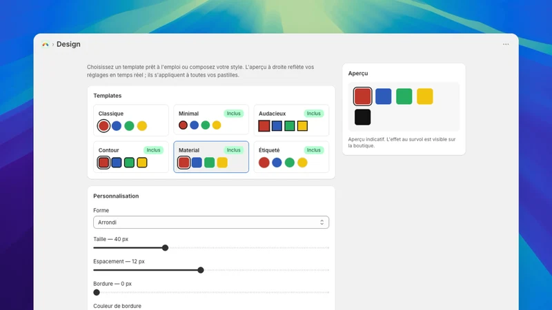 Enhanced Color Swatches