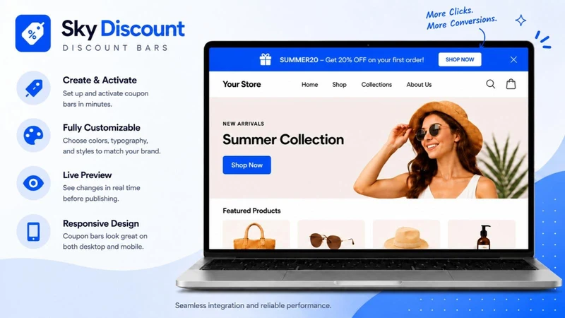 Sky Discount Coupon Bar