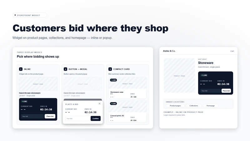 SF: Auction & Bidding
