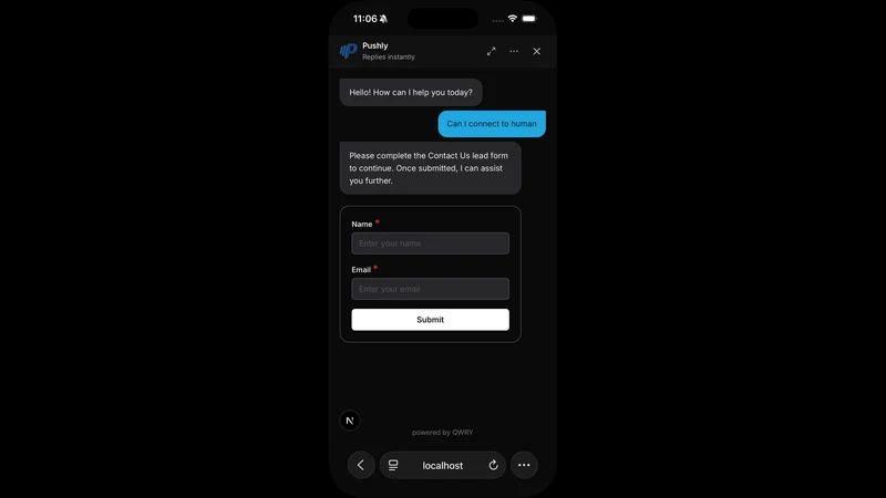 Qwry: AI, Helpdesk & Live Chat